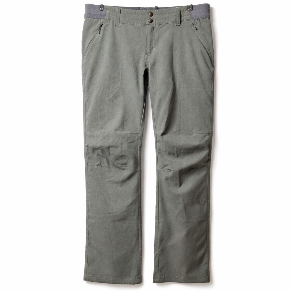 KUHL Strattus Pant Sz 8 Gray Hiking Performance Stretch Breathable Moist-Wick